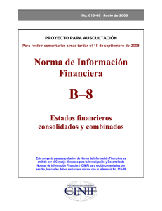 B-8 - Consejo Mexicano de Normas de Información Financiera, AC