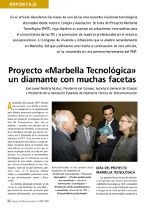 Proyecto «Marbella Tecnológica» un diamante con muchas facetas