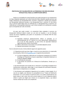 Protocolo de Valoración - Real Federación Hípica Española