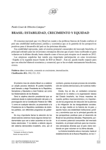 brasil. estabilidad, crecimiento y equidad