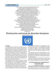 Declaración universal de derechos humanos