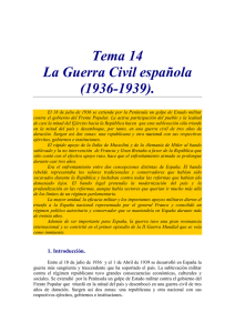 Tema 14 La Guerra Civil española (1936
