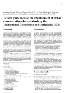 Revised guidelines for the establishment of global