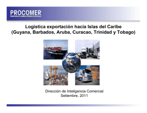 Logística de exportacion a Guyana, Barbados y Trinidad