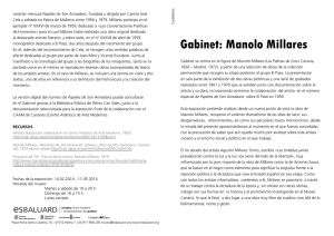 Gabinet: Manolo Millares