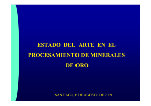 Estado del arte en procesamiento de minerales de oro