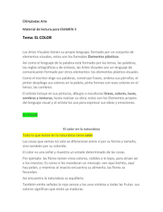 Tema: EL COLOR - TramixSakai ULP