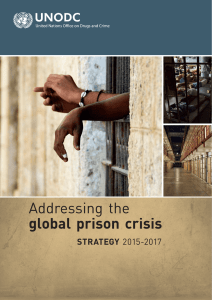 Addressing the global prison crisis - United Nations Office on Drugs