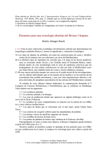 pdf Elementos para una cronología absoluta del Bronce I hispano