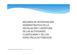 actividades clasificadas 2x - Federación Canaria de Municipios
