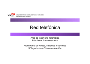Red telefónica - Área de Ingeniería Telemática