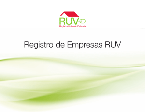 Registro de Empresas RUV