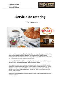 Servicio de catering