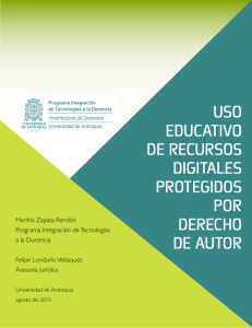 uso educativo de recursos digitales protegidos por derecho de autor