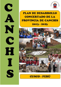 Plan de Desarrollo Concertado de la Provincia de Canchis 2013-2023