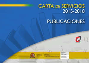 PUBLICACIONES carta servicios 2015-2018