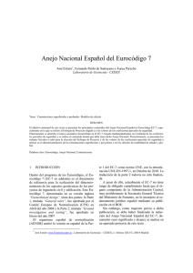 Anejo Nacional Español del Eurocódigo 7