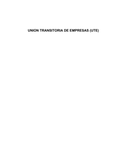 union transitoria de empresas (ute)