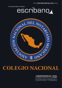 (tesis aislada). - Colegio Nacional del Notariado Mexicano, AC