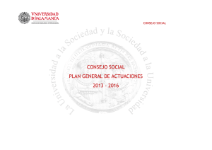 Plan General de Actuaciones 2013-2016