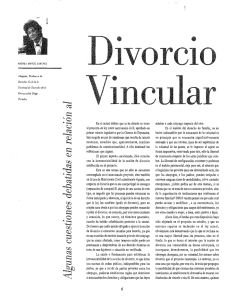 Divorcio Vincular - Universidad Diego Portales