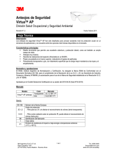 Anteojos de Seguridad VirtuaTM AP