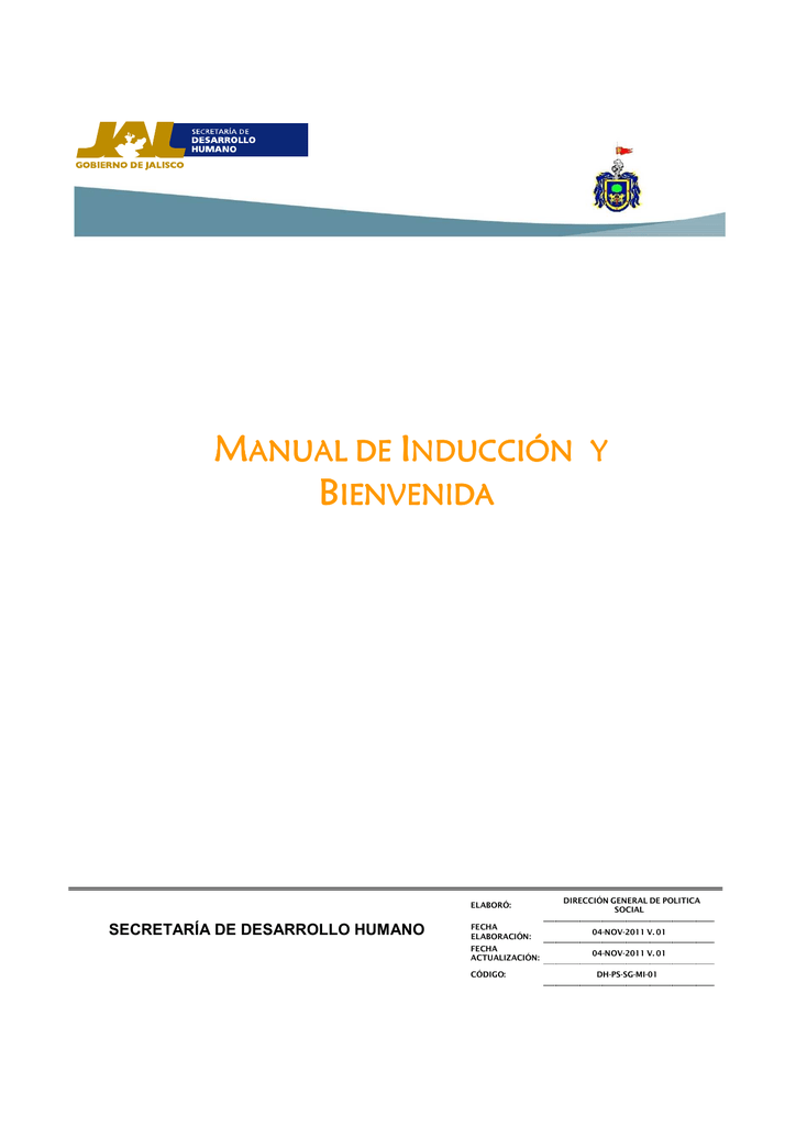 Manual De Inducci N Y Bienvenida