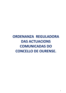ordenanza reguladora das actuacions comunicadas do concello de