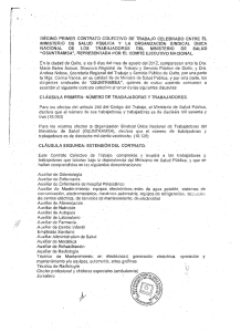 Contratos Colectivos. - Ministerio de Salud Pública