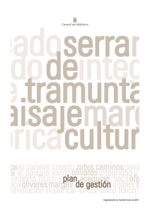 Plan de gestión 2010 - Serra de Tramuntana