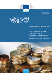The Economic Impact of Professional Services Liberalisation