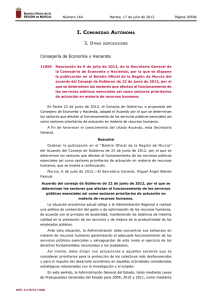 Resolución - Boletín Oficial de la Región de Murcia
