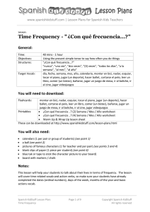 Time Frequency - "¿Con qué frecuencia...?"