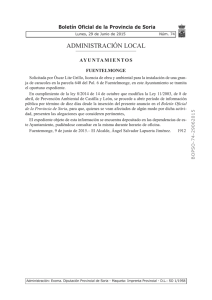 ADMINISTRACIÓN LOCAL - Boletín Oficial de la Provincia de Soria