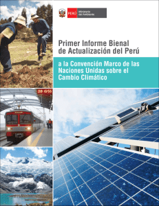 Primer Informe Bienal de Actualización del Perú