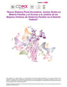 Análisis Acceso Mujeres Justicia - Instituto de las Mujeres de la