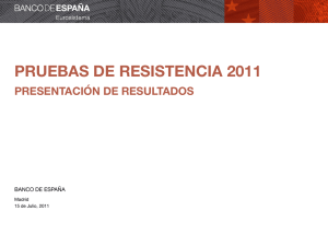 Pruebas de resistencia 2011. Presentación de resultados