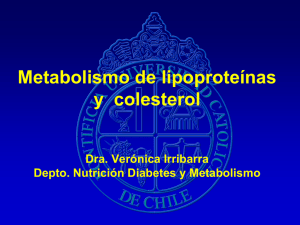 Metabolismo de Lipoproteinas y Colesterol