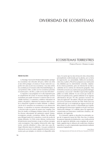 Ecosistemas Terrestres - Ministerio del Medio Ambiente