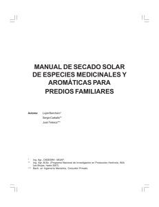 manual de secado solar de especies medicinales y
