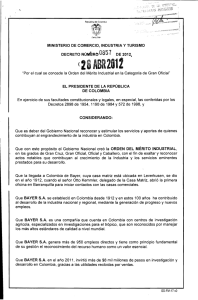 Decreto 0857 - Presidencia de la República de Colombia