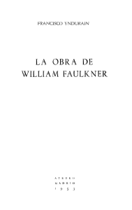 La obra de William Faulkner