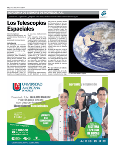 Los Telescopios espaciales - Academia de Ciencias de Morelos