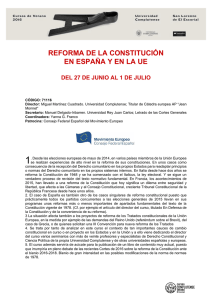 reforma de la constitución en españa y en la ue