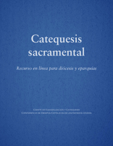 Catequesis sacramental - United States Conference of Catholic