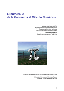 El número π: de la Geometría al Cálculo Numérico - E