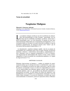 Neoplasias Malignas - Universidad Nacional de Colombia