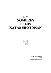 nombres katas shotokan