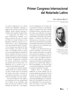 Primer Congreso Internacional del Notariado Latino