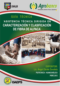 caracterizacion y clasificacion de fibra de alpaca